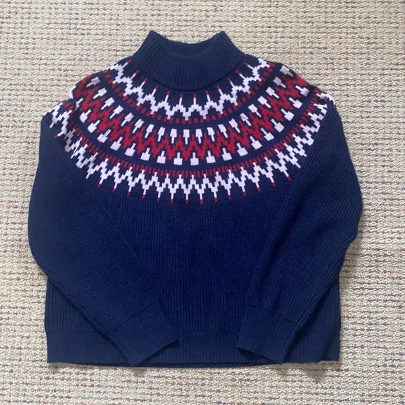 JCrew Fair Isle sweater NWT sz M - Picture 2 of 8